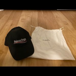 Balenciaga Woven Logo Baseball Cap